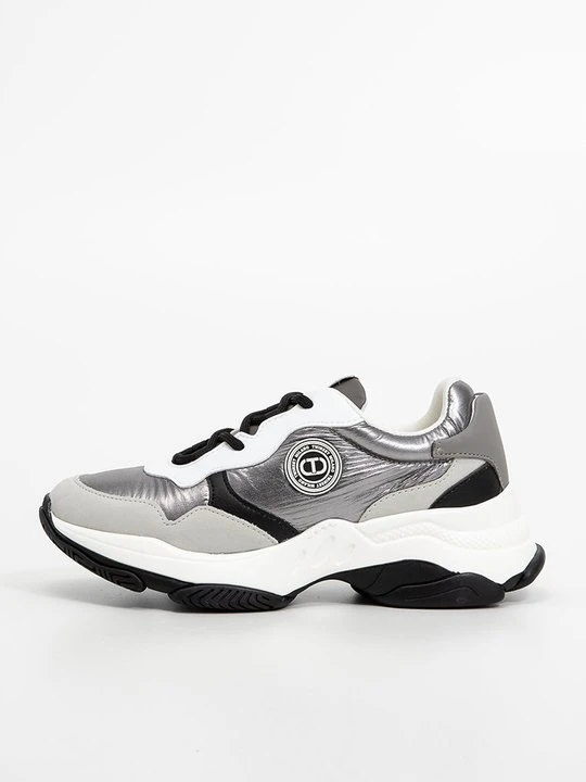 Zdjęcie produktu Sneakersy niskie TWINSET srebrny