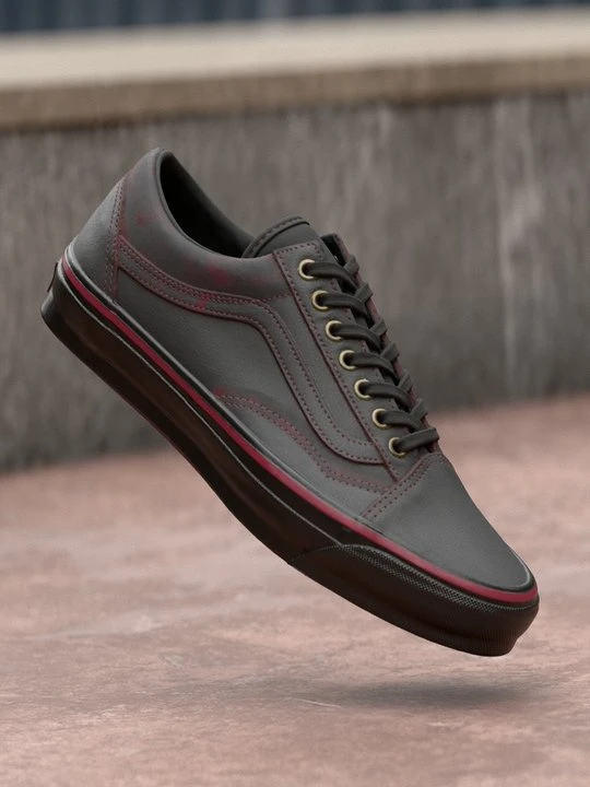 Zdjęcie produktu Sneakersy niskie Vans ciemnoczerwony