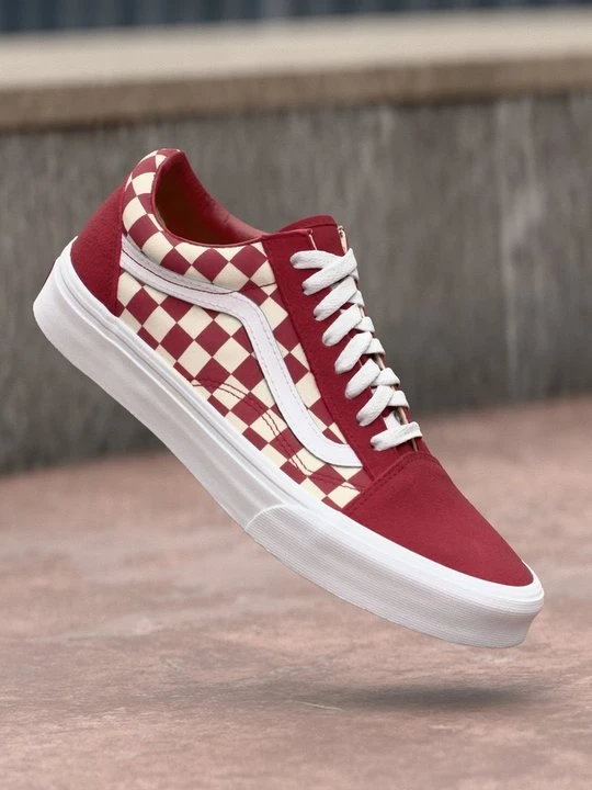 Zdjęcie produktu Sneakersy niskie Vans ciemnoczerwony