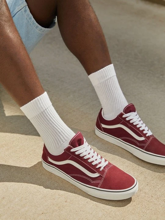 Zdjęcie produktu Sneakersy niskie Vans ciemnoczerwony