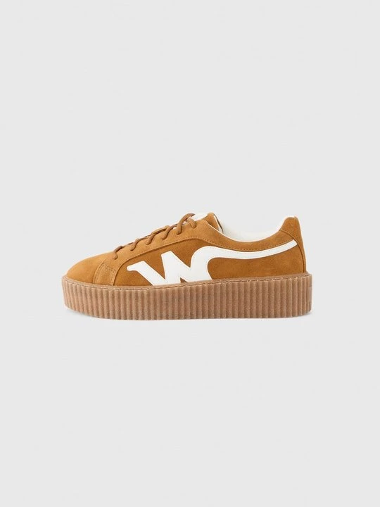 Zdjęcie produktu Sneakersy niskie Weekend Max Mara ciemnobrązowy