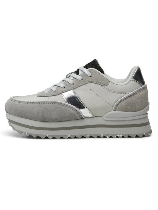 Zdjęcie produktu Sneakersy niskie Woden szary melanż