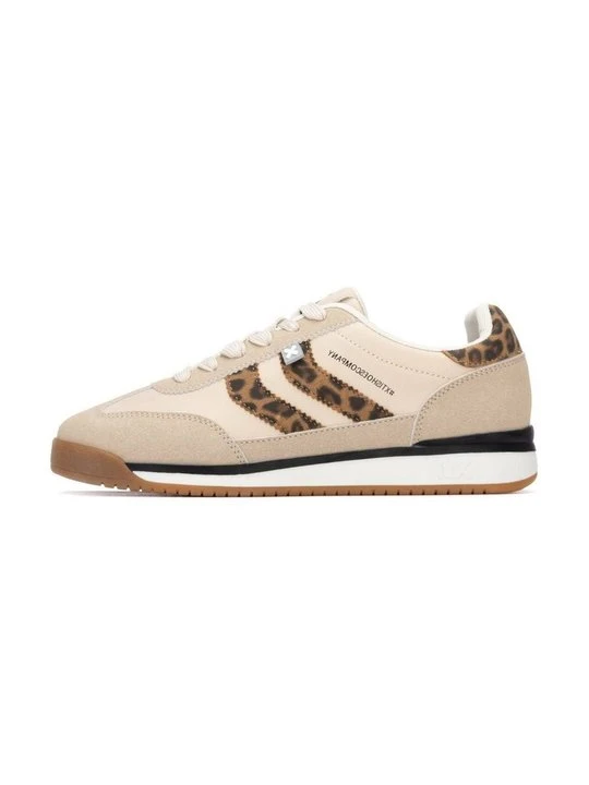 Zdjęcie produktu Sneakersy niskie Xti ciemnobrązowy melanż