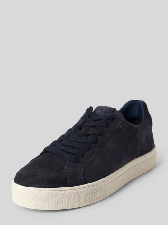 Zdjęcie produktu Sneakersy w niskim kroju z czystej skóry bydlęcej Marc O'Polo Granatowy