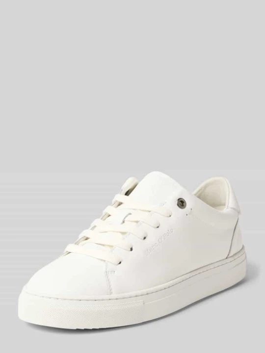 Zdjęcie produktu Sneakersy o niskim kroju z czystej skóry bydlęcej model „ALFA 1A” Marc O'Polo Biały