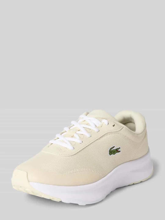 Zdjęcie produktu Niskie sneakersy z detalem z logo model 'NEO RUN ACE' Lacoste Piaskowy