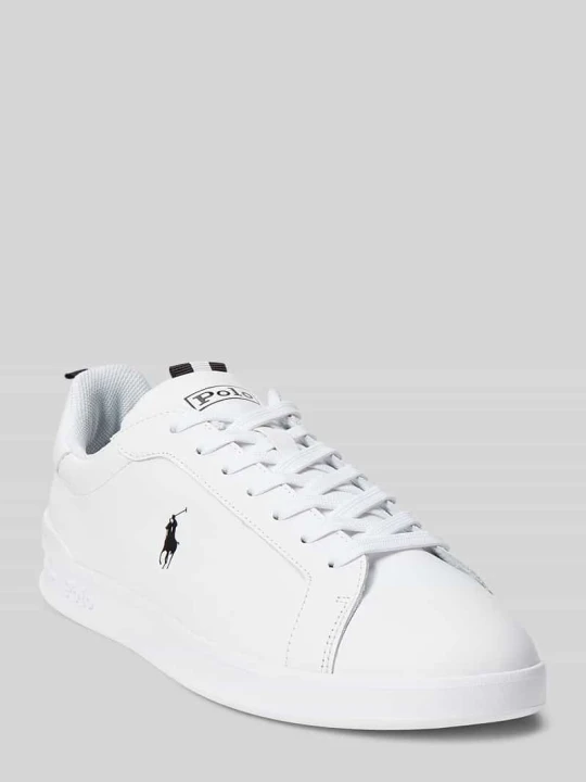 Zdjęcie produktu Niskie sneakersy z gładkiej skóry Polo Ralph Lauren Biały