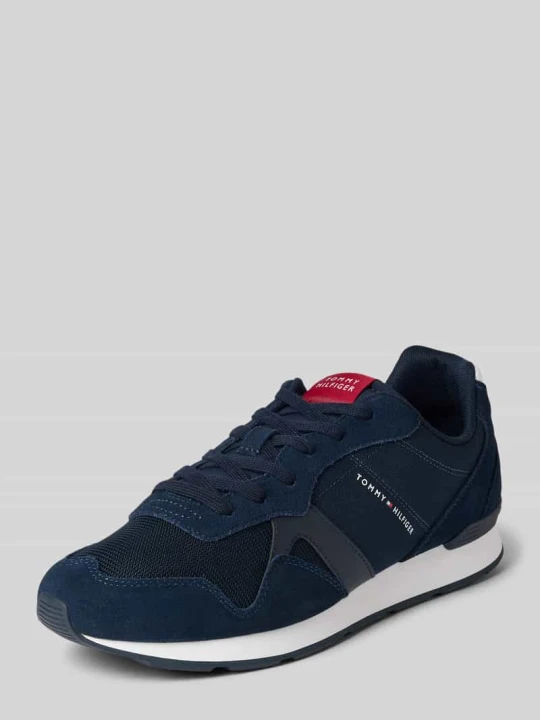 Zdjęcie produktu Sneakersy o niskim kroju z Mieszanka skóry Model 'MAXLITE MIX' Tommy Hilfiger Ciemnoniebieski