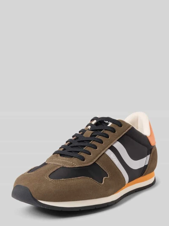 Zdjęcie produktu Niskie sneakersy z nadrukiem logo model „LEVON_RUNN_NYMI” Boss