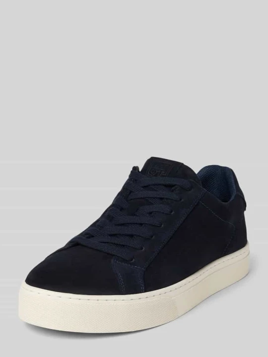 Zdjęcie produktu Sneakersy niskie z naturalnej skóry bydlęcej Marc O'Polo Granatowy