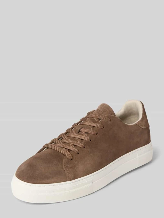 Zdjęcie produktu Sneakersy niskie z naturalnej skóry bydlęcej nubukowej model ‘DAVID’ Selected Beżowy
