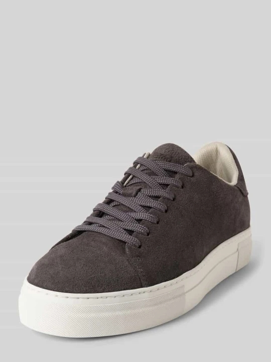 Zdjęcie produktu Sneakersy niskie z naturalnej skóry bydlęcej nubukowej model ‘DAVID’ Selected Antracytowy