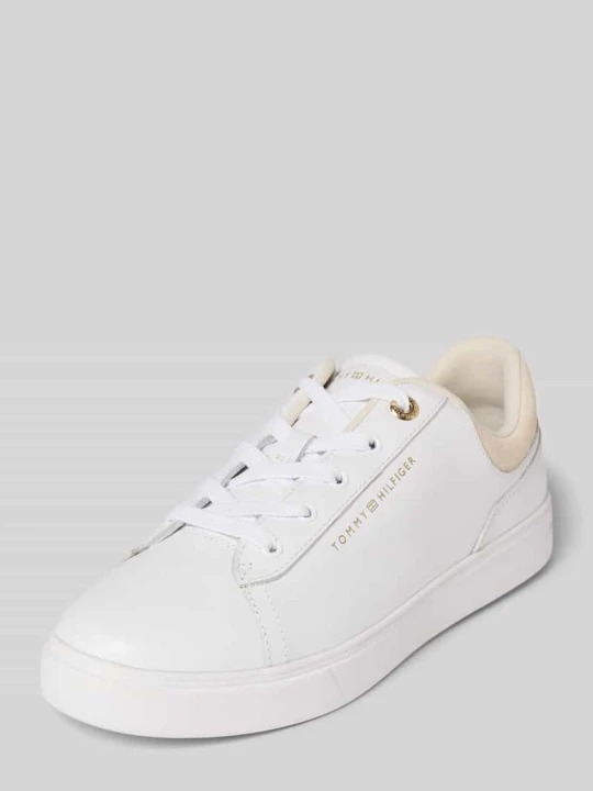Zdjęcie produktu Sneakersy niskie z naturalnej skóry bydlęcej Tommy Hilfiger Biały