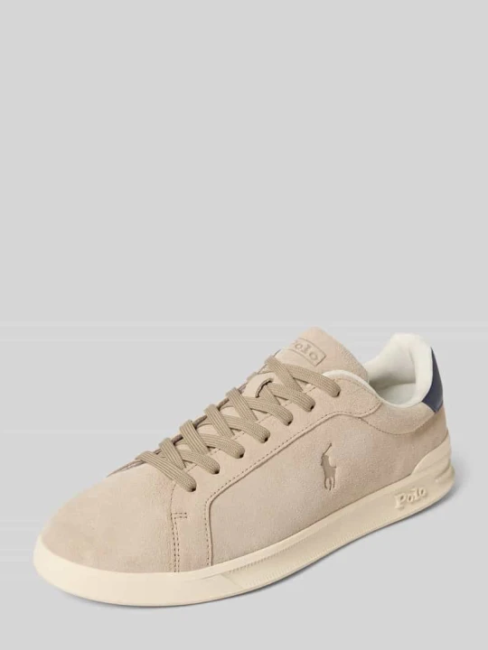 Zdjęcie produktu Niskie trampki z prawdziwego zamszu bydlęcego model 'HERITAGE COURT II' Polo Ralph Lauren Beżowy