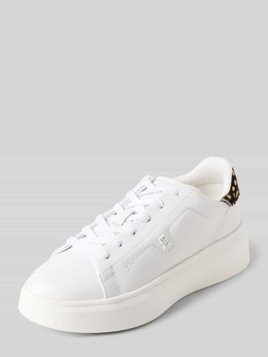 Zdjęcie produktu Sneakersy niskie z naturalnej skóry nappa Tommy Hilfiger Biały