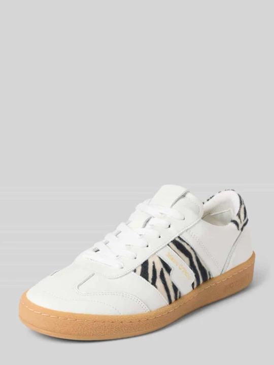 Zdjęcie produktu Sneakersy o niskim kroju z obszyciem sztucznym futrem Marc O'Polo Biały