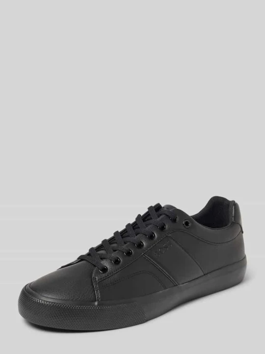 Zdjęcie produktu Niskie sneakersy z perforacją model 'AIDEN_TENN_GRLTP' Boss Czarny