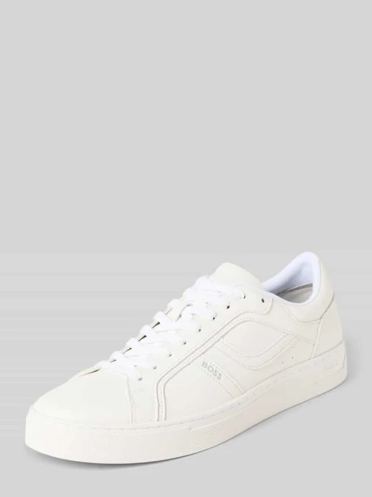 Zdjęcie produktu Sneakersy o niskim kroju z otworami wentylacyjnymi, model „RHYS” Boss Biały