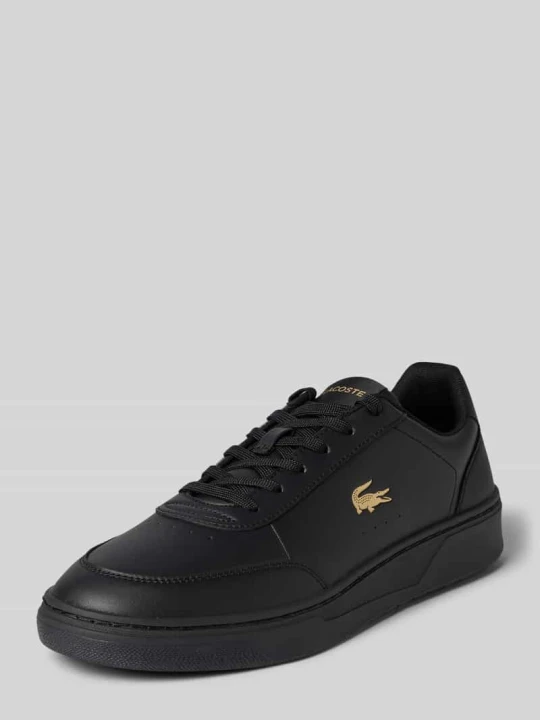 Zdjęcie produktu Niskie trampki z tłoczonym logo model 'Court Pro' Lacoste Czarny