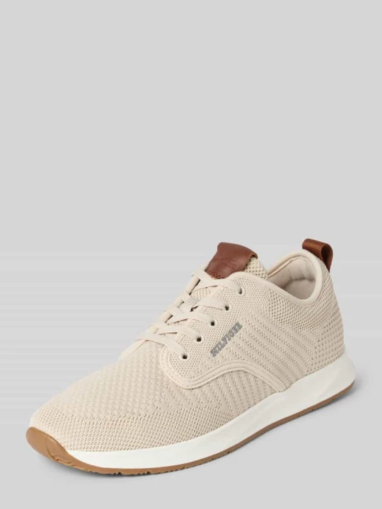 Zdjęcie produktu Sneakersy niskie z wytłoczonym logo Tommy Hilfiger Beżowy
