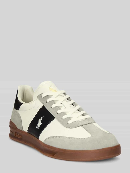 Zdjęcie produktu Sneakersy o niskim kroju z naturalnej skóry Polo Ralph Lauren Biały