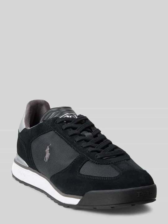 Zdjęcie produktu Sneakersy o niskim kroju z naturalnej skóry Polo Ralph Lauren Czarny
