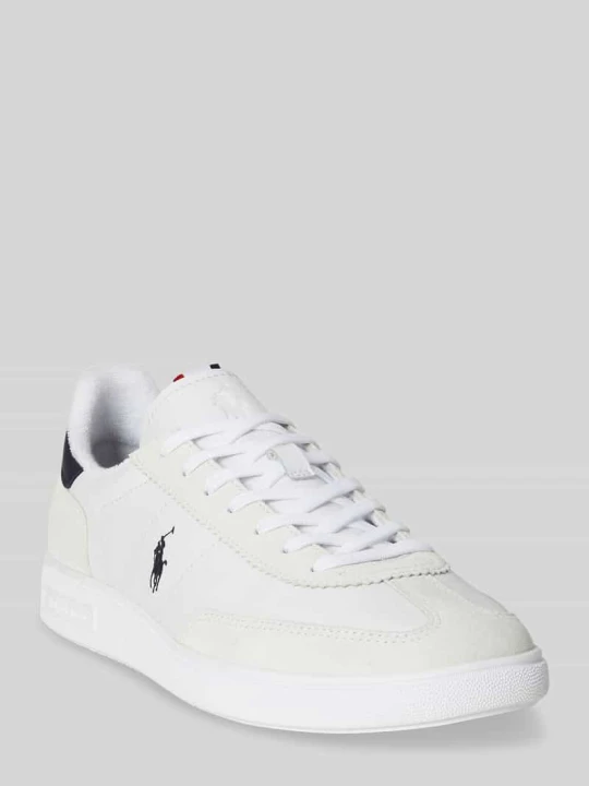 Zdjęcie produktu Sneakersy o niskim kroju z naturalnej skóry Polo Ralph Lauren Biały