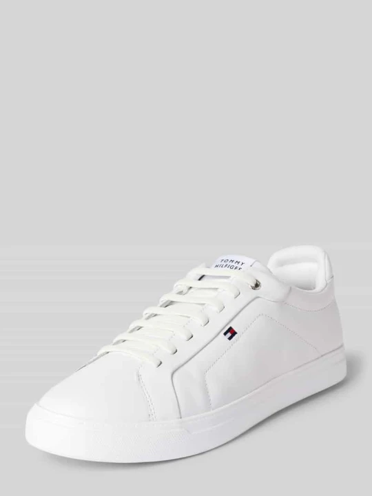 Zdjęcie produktu Sneakersy o niskim kroju z naturalnej skóry Tommy Hilfiger Biały