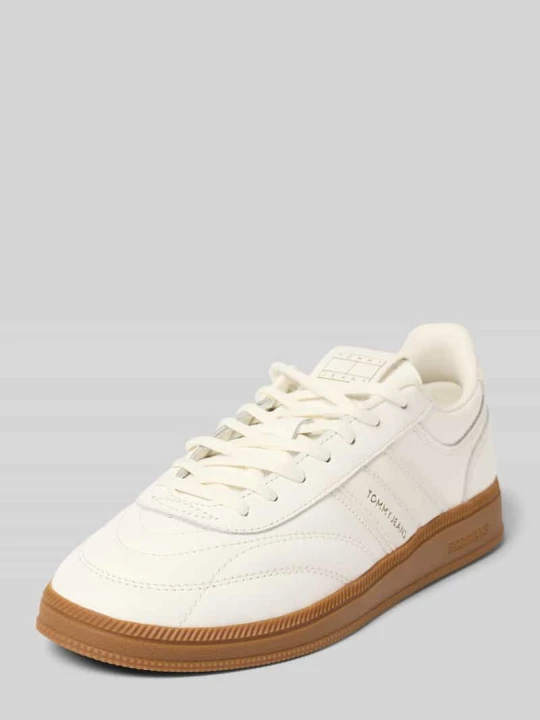 Zdjęcie produktu Niskie sneakersy z prawdziwej skóry model 'THE GREENWICH' Tommy Jeans Écru