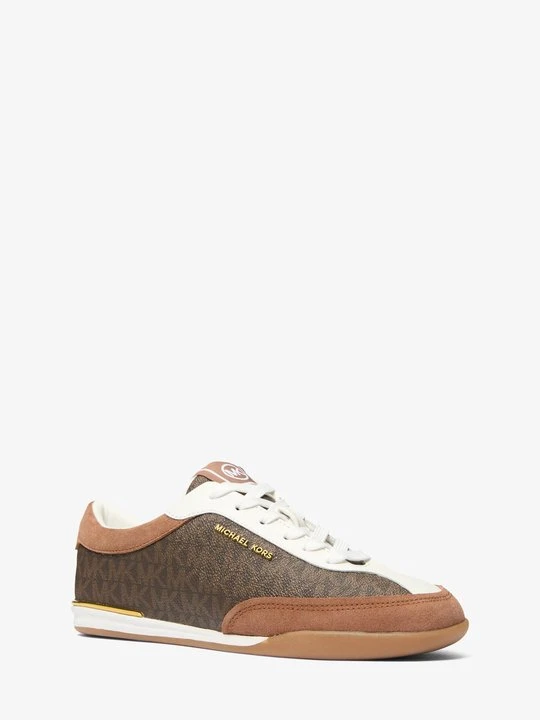 Zdjęcie produktu Sneakersy Nolan z charakterystycznym logo Michael Kors BRĄZOWY MULTIKOLOR (Brązowy)