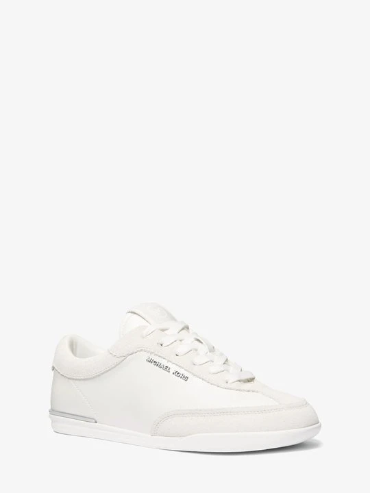 Zdjęcie produktu Sneakersy Nolan z zamszu i ze skóry Michael Kors OPTYCZNA BIEL (Biały)