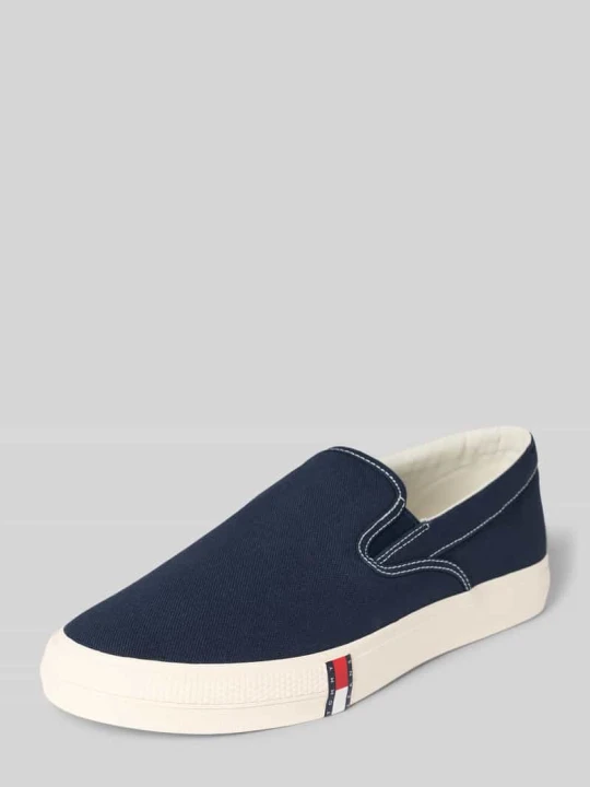 Zdjęcie produktu Sneakersy o niskim kroju z czystej bawełny Tommy Jeans Ciemnoniebieski