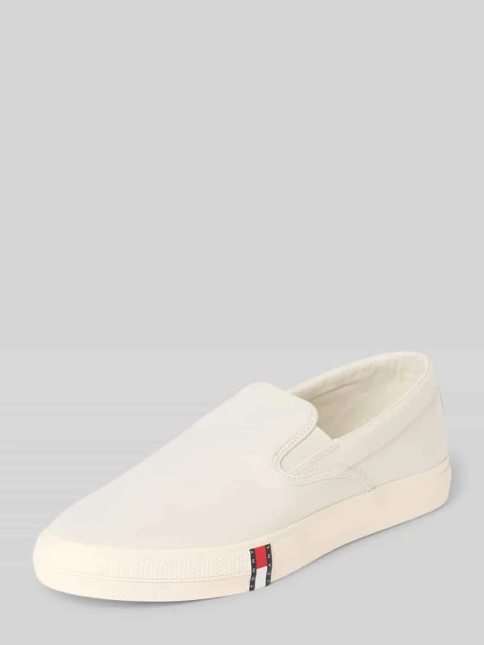 Zdjęcie produktu Sneakersy o niskim kroju z czystej bawełny Tommy Jeans Biały