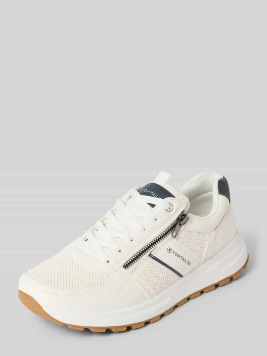 Zdjęcie produktu Sneakersy o niskim kroju z detalem z logo Tom Tailor Biały