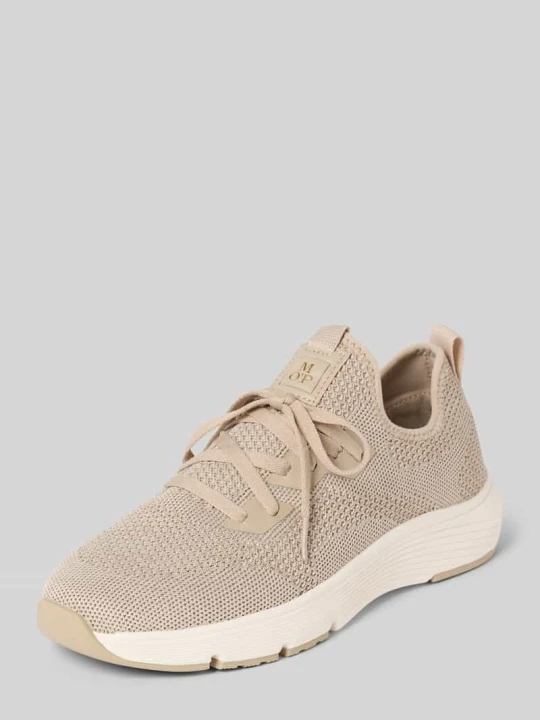 Zdjęcie produktu Sneakersy o niskim kroju z naszywką z logo Marc O'Polo Piaskowy melanż