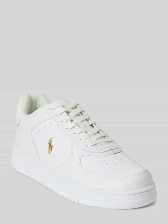 Zdjęcie produktu Sneakersy o niskim kroju z naturalnej skóry bydlęcej Polo Ralph Lauren Biały