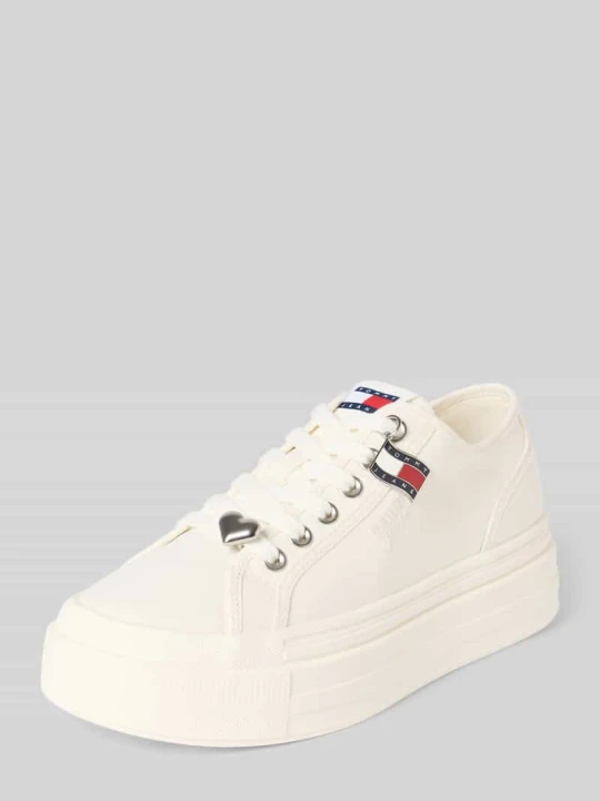 Zdjęcie produktu Sneakersy niskie na platformie Tommy Jeans Écru
