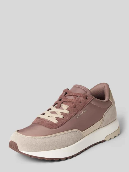 Zdjęcie produktu Sneakersy o niskim kroju z naturalnej skóry Calvin Klein