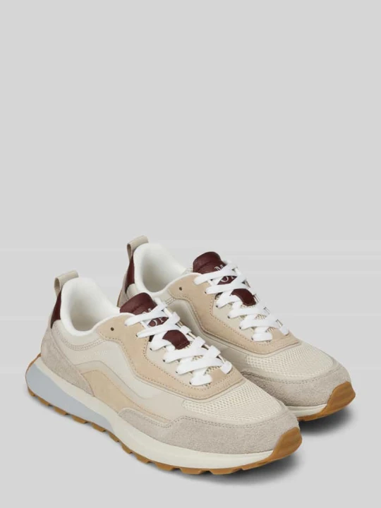 Zdjęcie produktu Sneakersy o niskim kroju z naturalnej skóry Marc O'Polo Beżowy