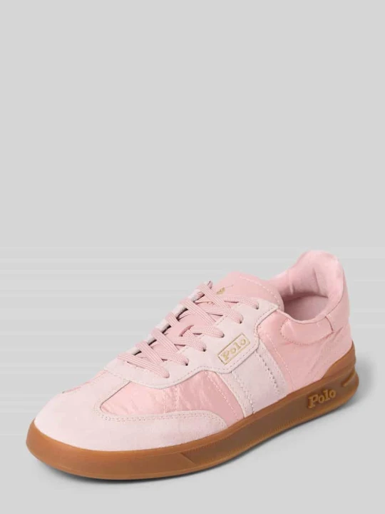 Zdjęcie produktu Sneakersy o niskim kroju z naturalnej skóry model 'AERA' Polo Ralph Lauren Różowy