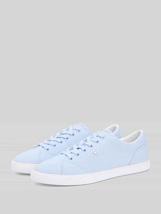 Zdjęcie produktu Sneakersy o niskim kroju z płótna Tommy Hilfiger Jasnoniebieski
