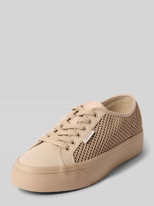Zdjęcie produktu Sneakersy o niskim kroju z podeszwą na platformie Calvin Klein Piaskowy