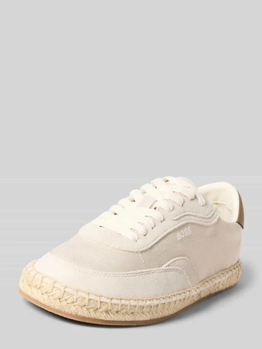 Zdjęcie produktu Sneakersy o niskim kroju z wyhaftowanym logo model 'CARLYNN' Boss Biały