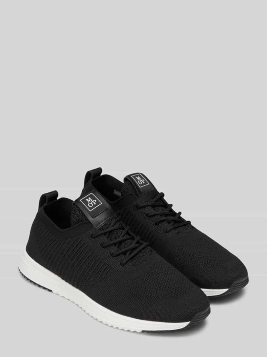 Zdjęcie produktu Sneakersy o niskim kroju ze strukturyzowaną powierzchnią stretch Marc O'Polo Czarny