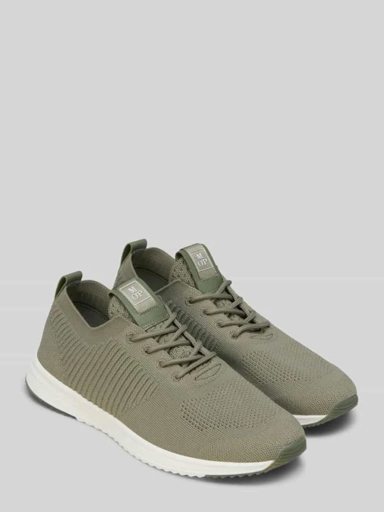 Zdjęcie produktu Sneakersy o niskim kroju ze strukturyzowaną powierzchnią stretch Marc O'Polo Oliwkowy