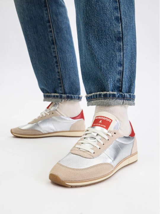 Zdjęcie produktu Sneakersy Patrizia Pepe 8Z0135 / L154-FG69 Srebrny