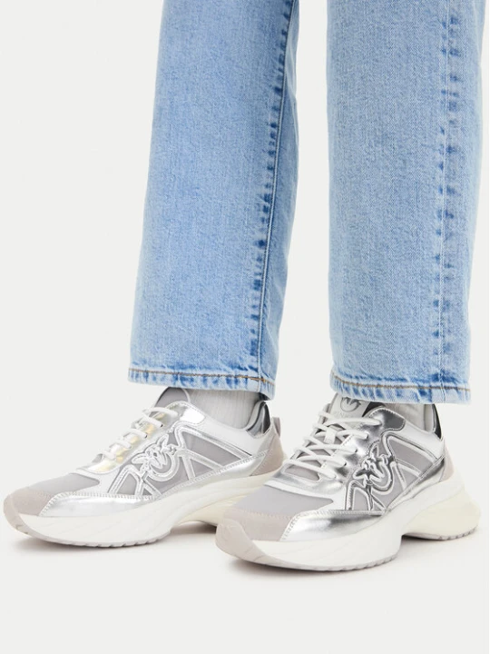 Zdjęcie produktu Sneakersy PINKO Ariel 33 SS0135 P141 Srebrny