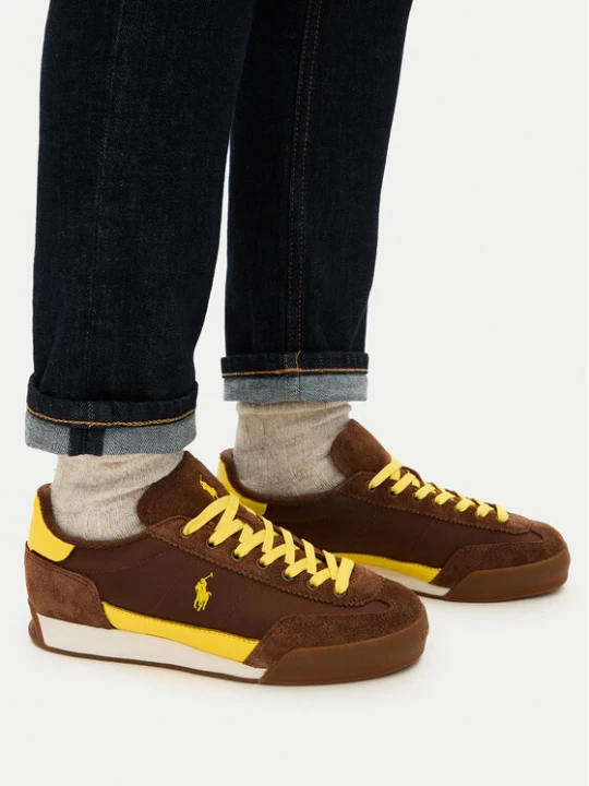 Zdjęcie produktu Sneakersy Polo Ralph Lauren 804P15632002 Brązowy