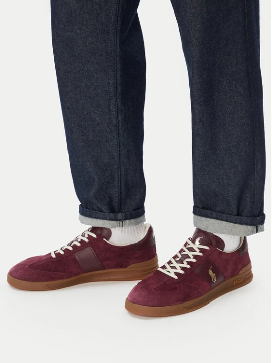 Zdjęcie produktu Sneakersy Polo Ralph Lauren 809973707003 Bordowy