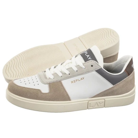 Zdjęcie produktu Sneakersy Polys Court 3 GMZ3P.000.C0022L RZ3P0022L 0352 White Beige (RP14-a) Replay